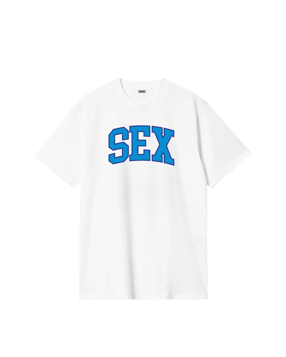 Soul Express Records SEX T-Shirt Bianca 100% Cotone