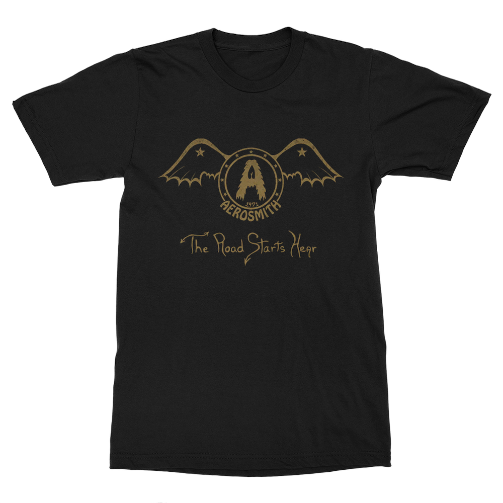 Aerosmith The Road Starts Hear maglietta nera