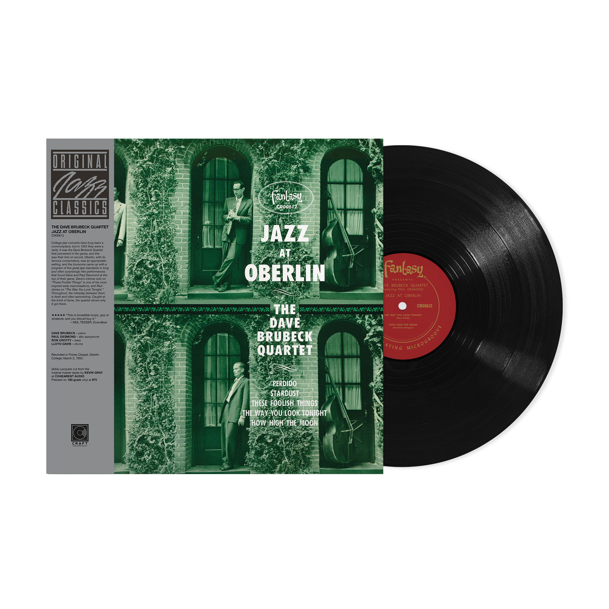 Original Jazz Classics Jazz at Oberlin Dave Brubeck vinile LP 180g