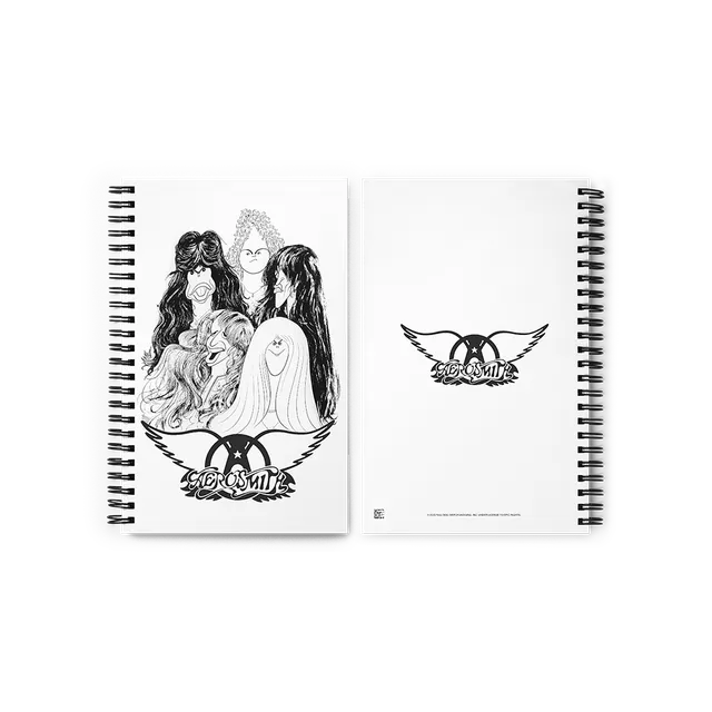 Aerosmith Draw The Line quaderno spiralato puntinato