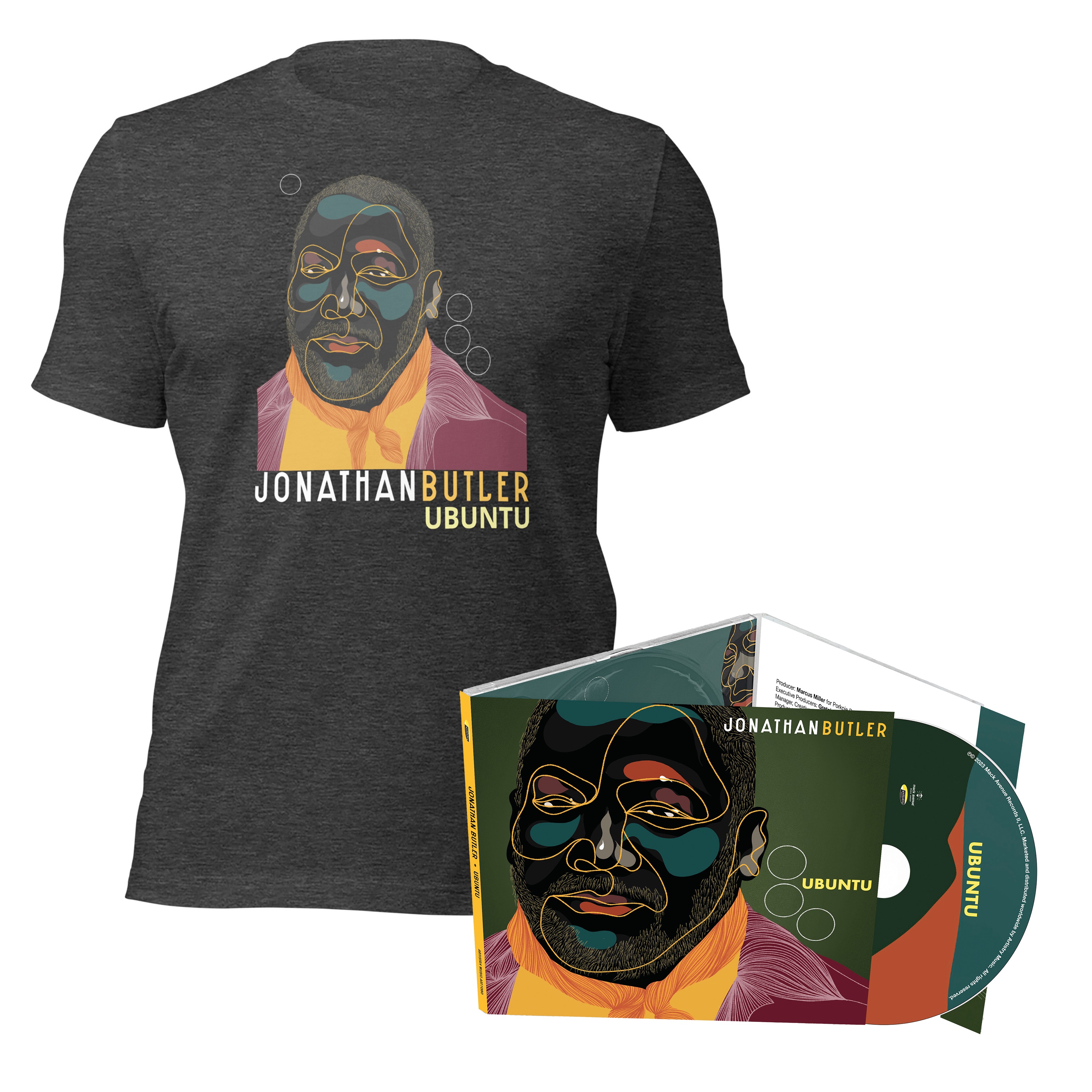 Jonathan Butler Ubuntu bundle con maglietta unisex