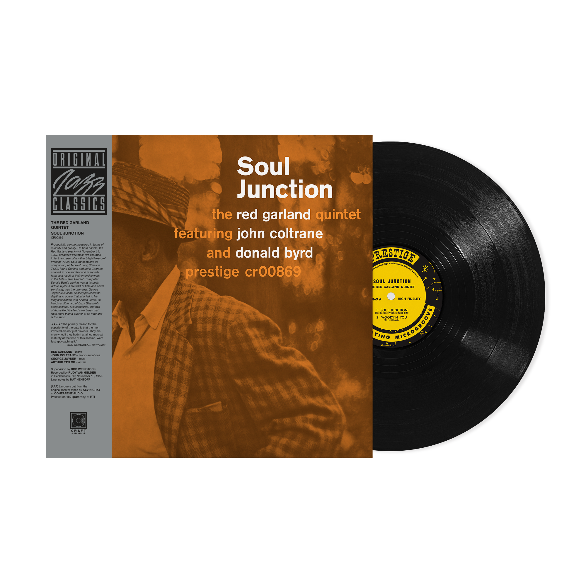 Original Jazz Classics Soul Junction Red Garland vinile 180g analogico