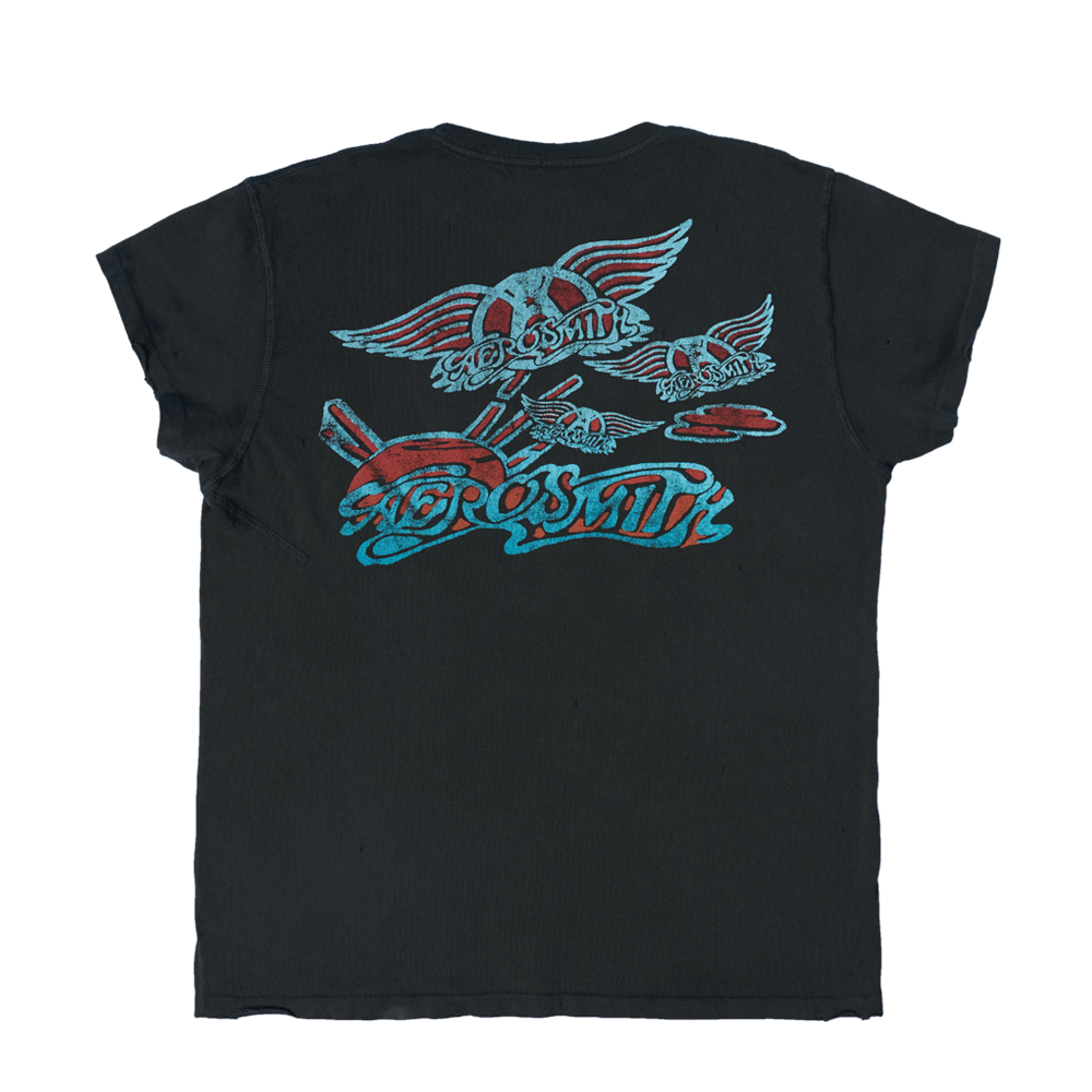 Aerosmith Madeworn Drawing maglietta cotone unisex
