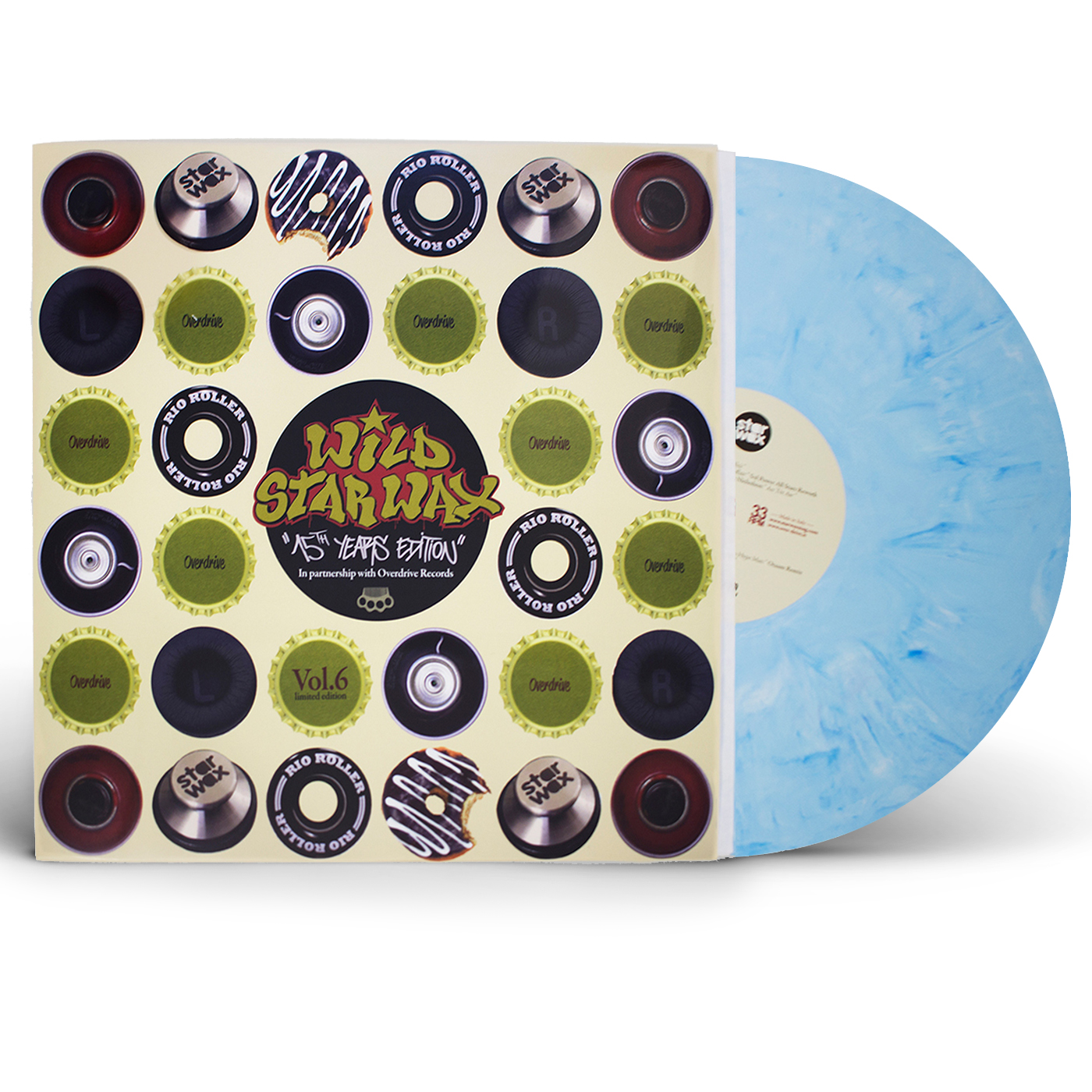 Overdrive Records Wild Starwax 15th Years Edition V/A vinile LP