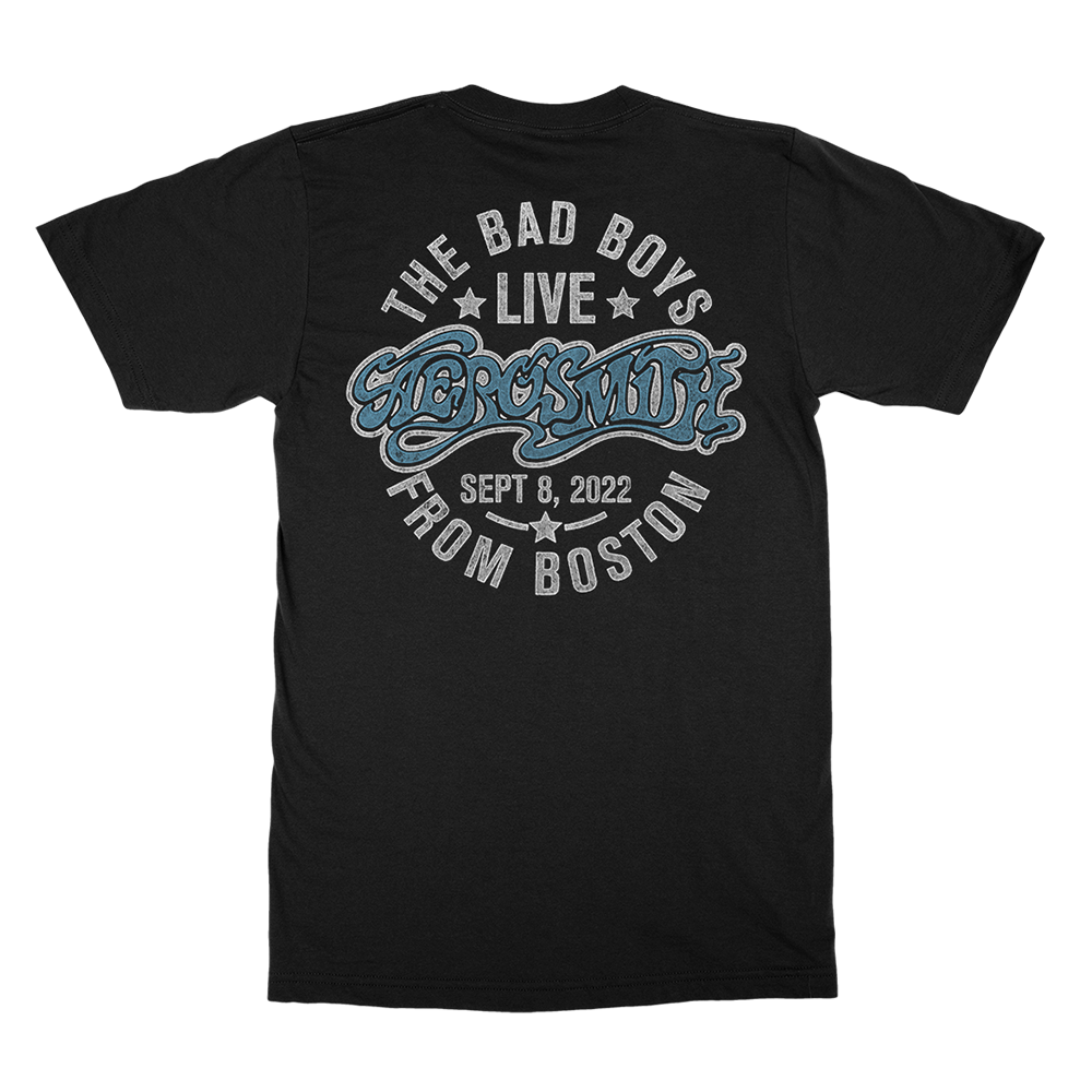 Aerosmith Draw The Line Fenway t-shirt nera concerto