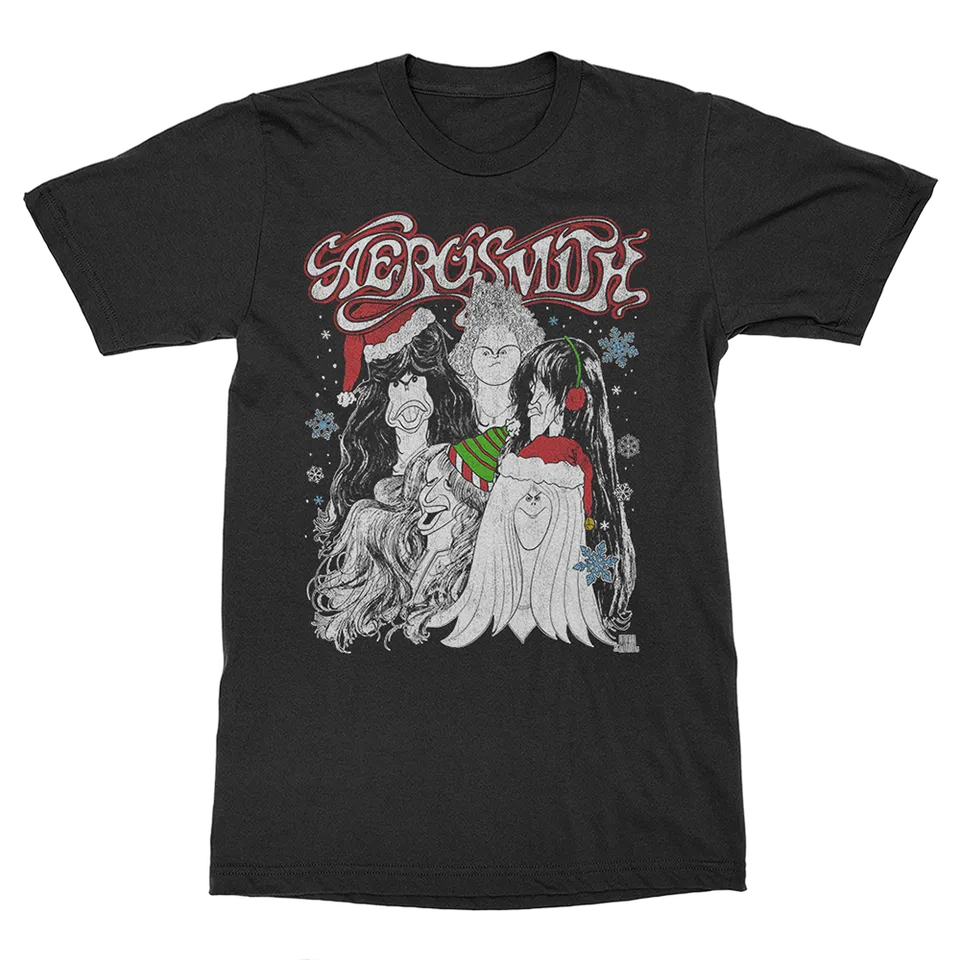 Aerosmith Draw The Line maglietta natalizia nera unisex