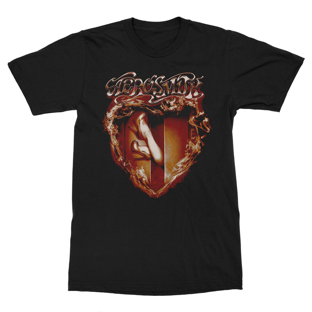 Aerosmith Heart On Fire t-shirt nera