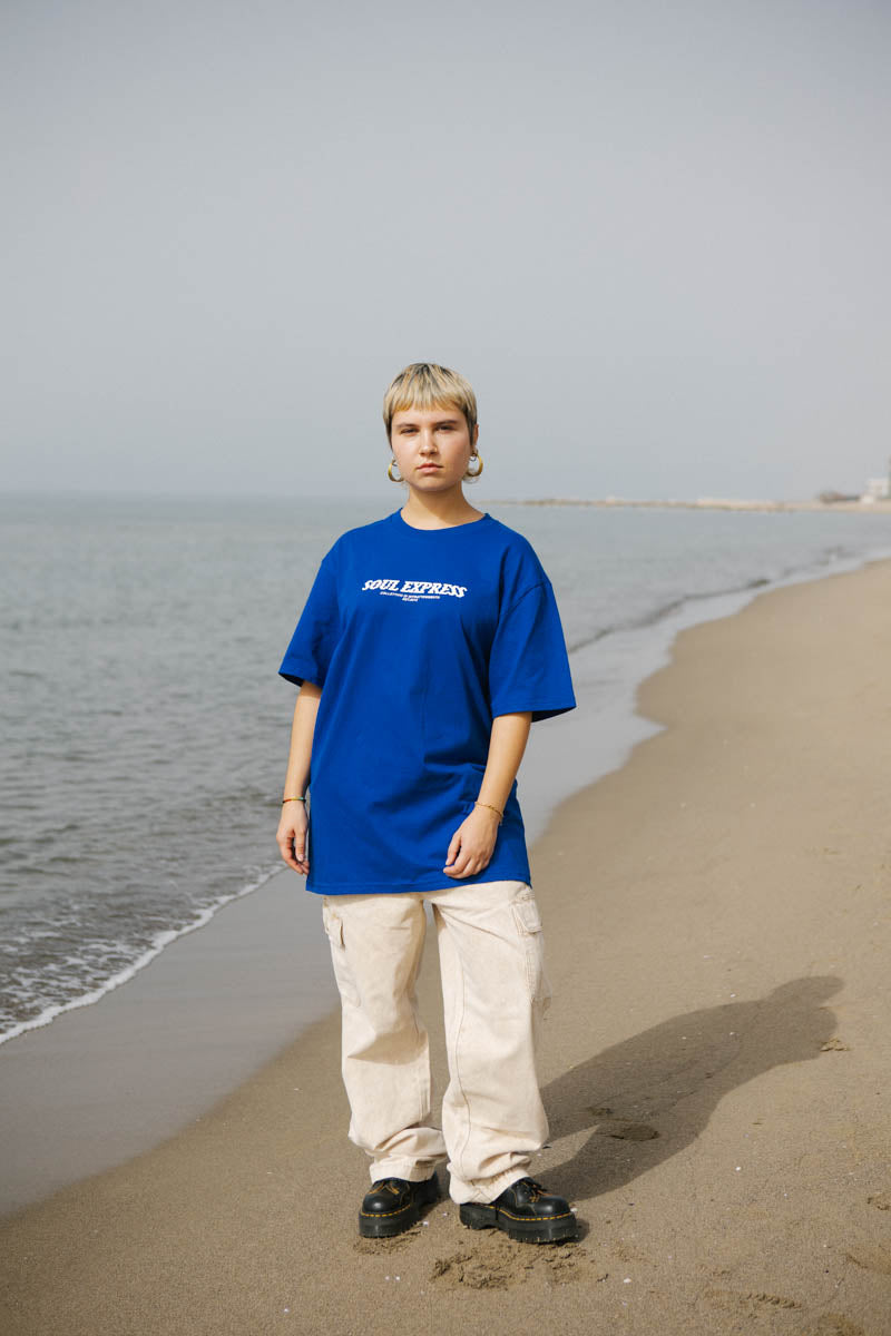 Soul Express Records Pixel Express t-shirt blu pixel unisex
