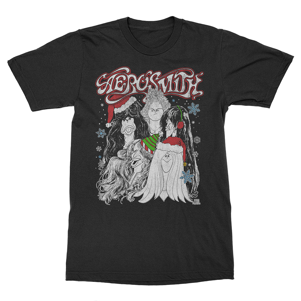 Aerosmith Draw The Line maglietta natalizia nera unisex