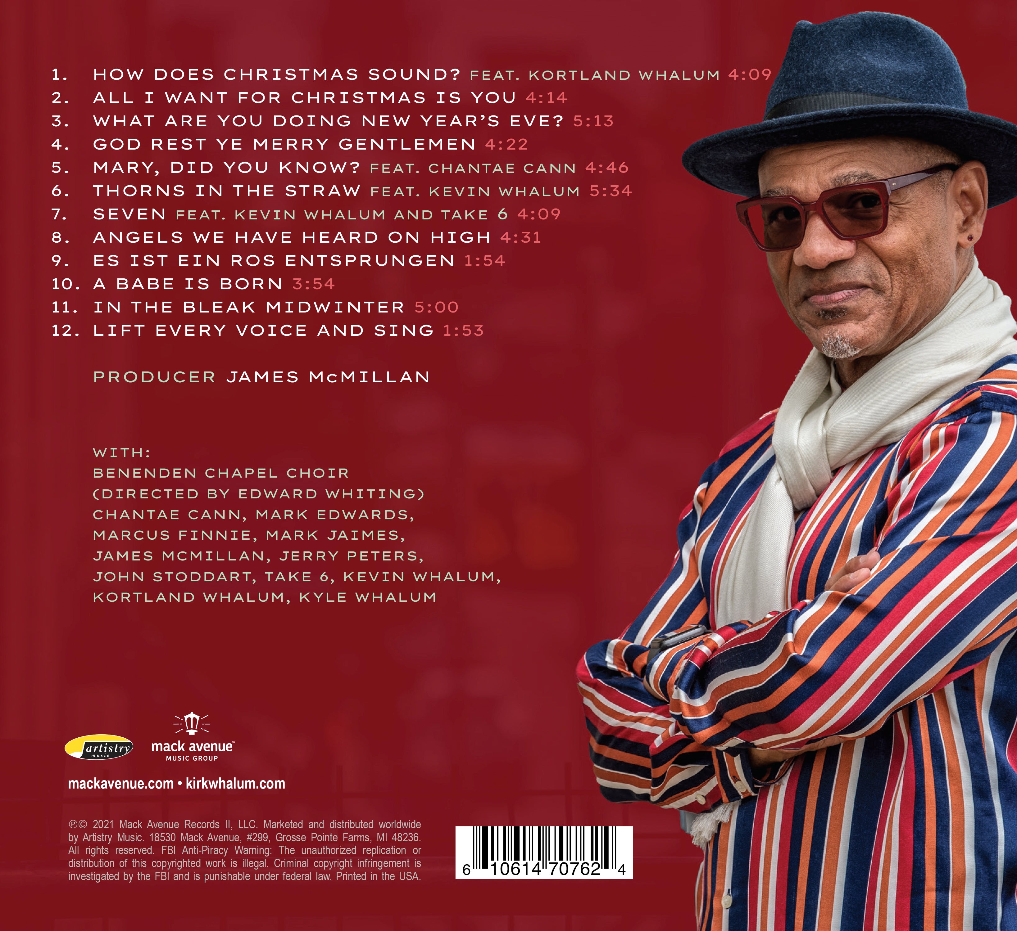 Mack Avenue Kirk Whalum How Does Christmas Sound CD