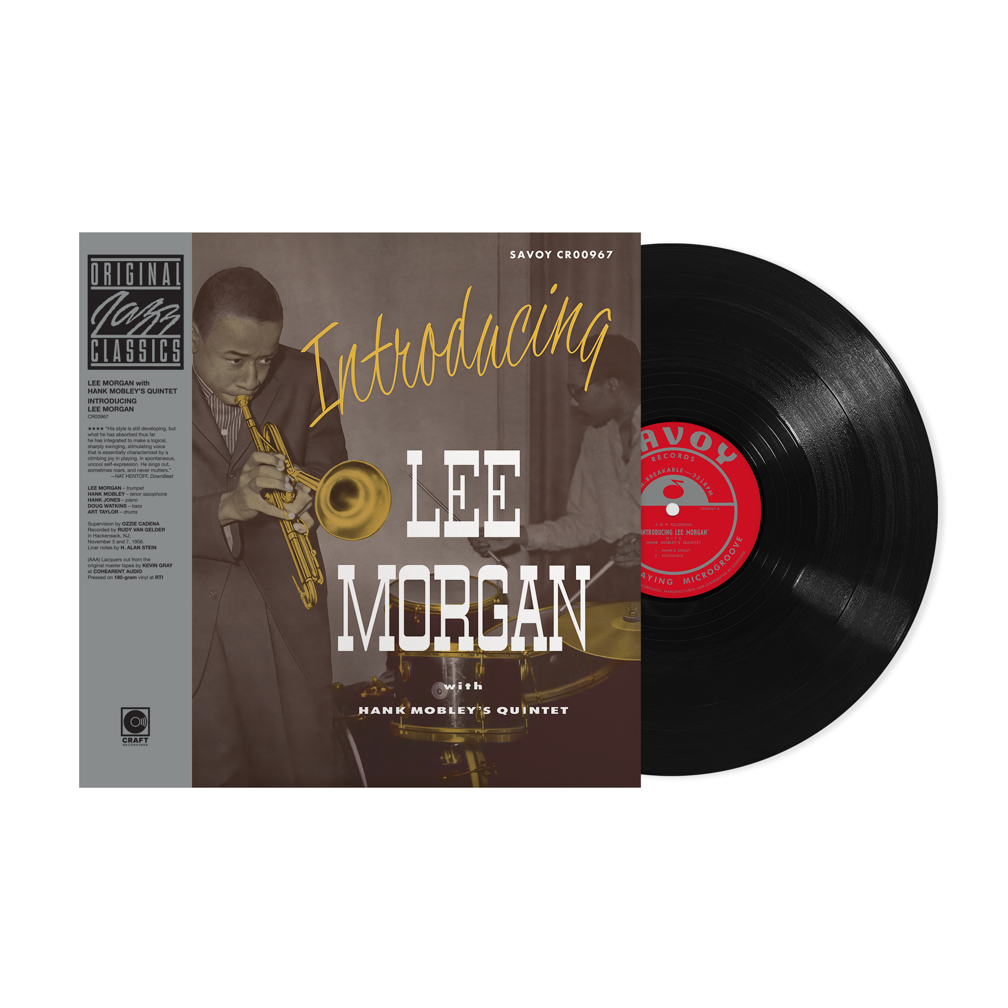 Original Jazz Classics Series Young Lions Morgan Timmons 3 LP 180g