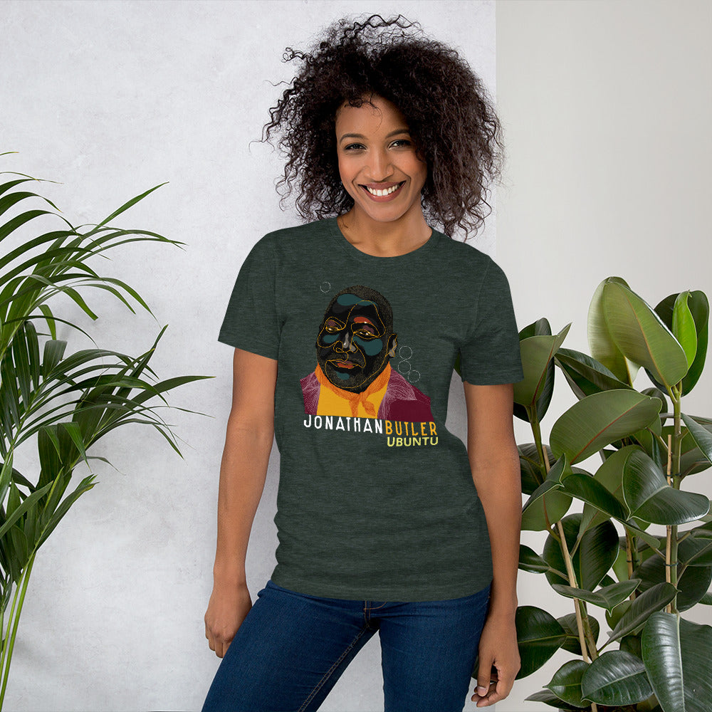 Jonathan Butler Ubuntu maglietta unisex cotone nera