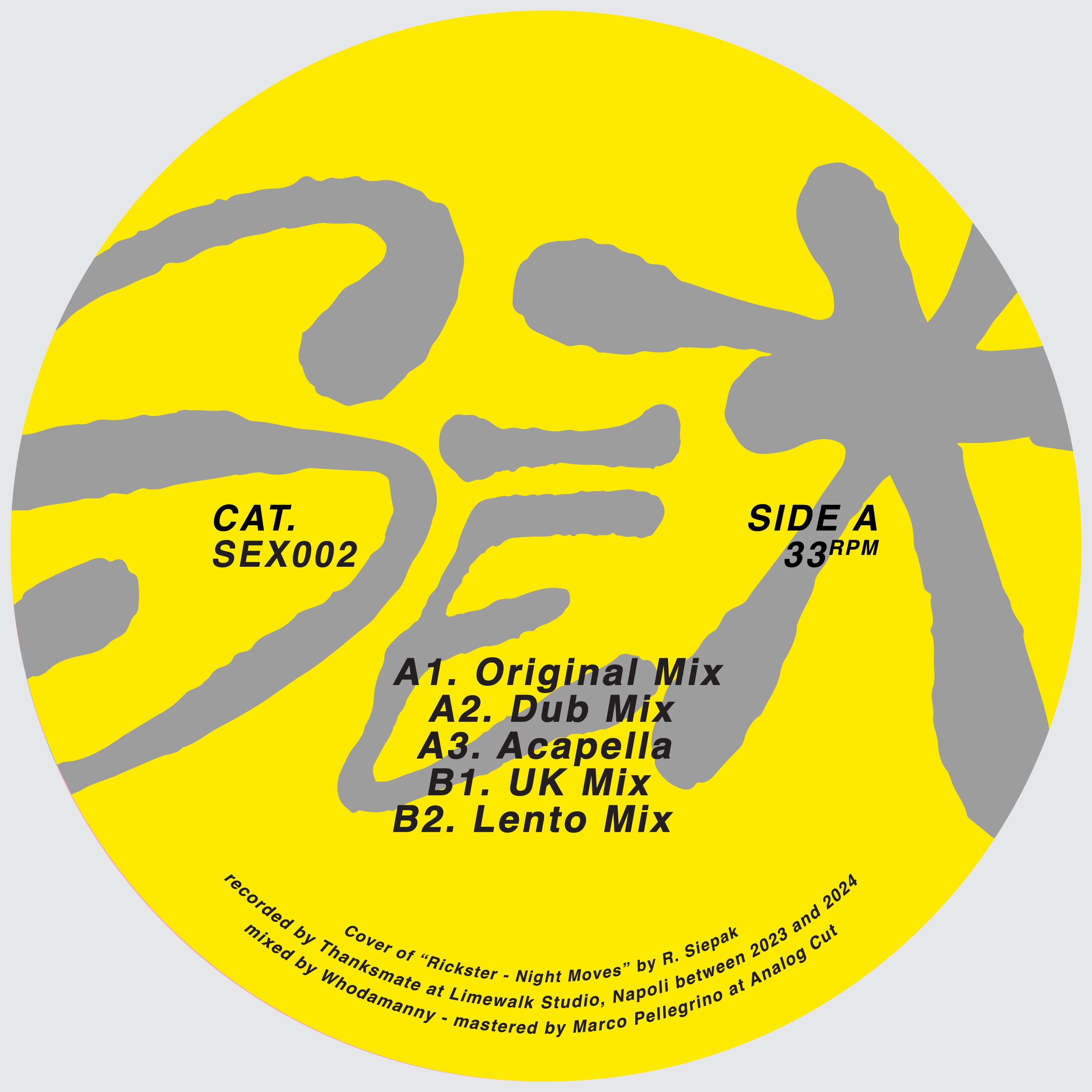 Soul Express SEX002 Thanksmate Nightmoves disco vinile house