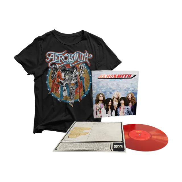 Aerosmith The Legendary Debut Fanpack vinile rosso 180g + t-shirt