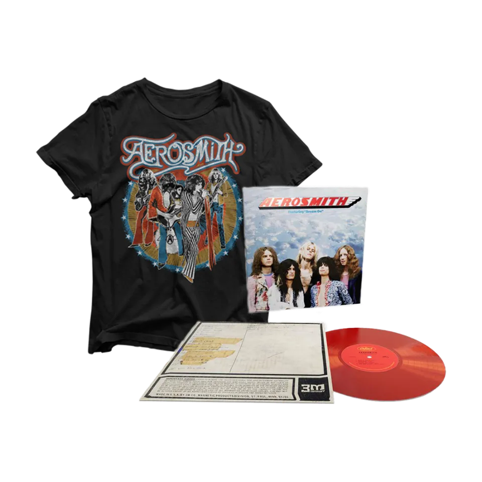 Aerosmith The Legendary Debut Fanpack vinile rosso 180g + t-shirt