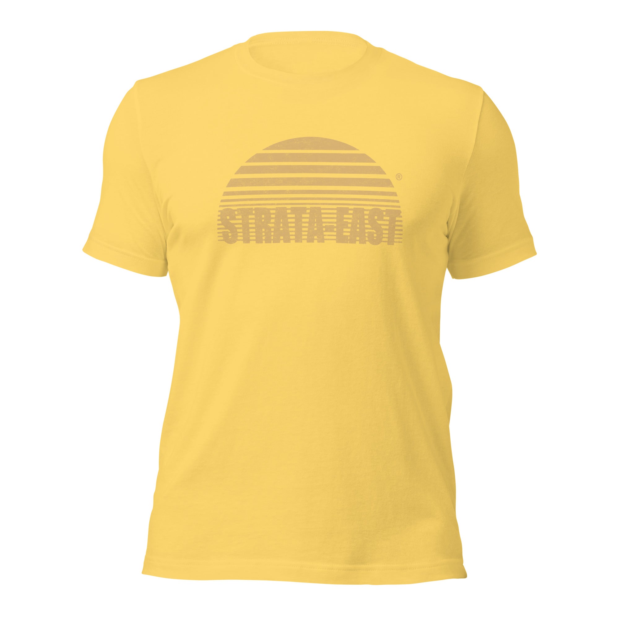 Strata-East Distressed Logo maglietta unisex cotone