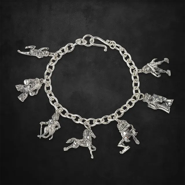 Aerosmith Toys in the Attic bracciale charm argento