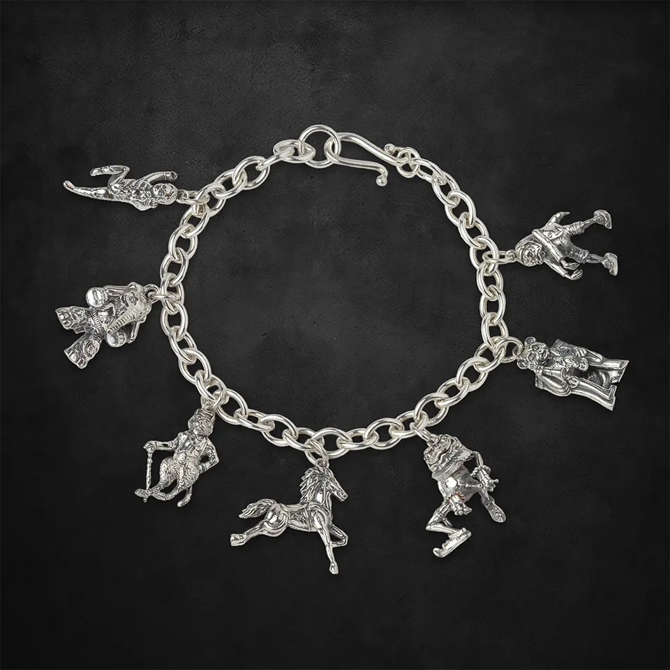Aerosmith Toys in the Attic bracciale charm argento