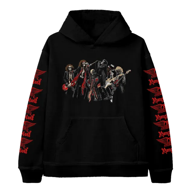 Aerosmith One More Time felpa cappuccio nera L