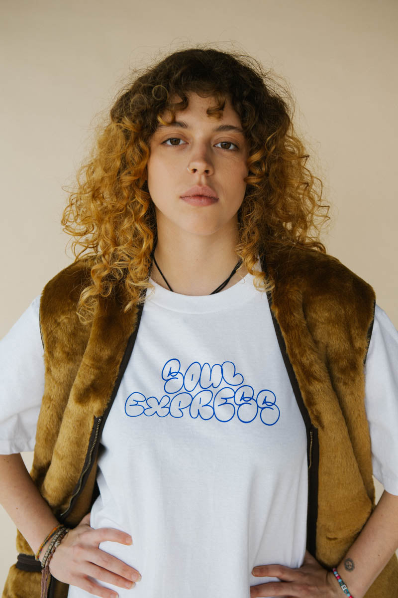 Soul Express Nuvola Baby T-shirt nera regular in cotone