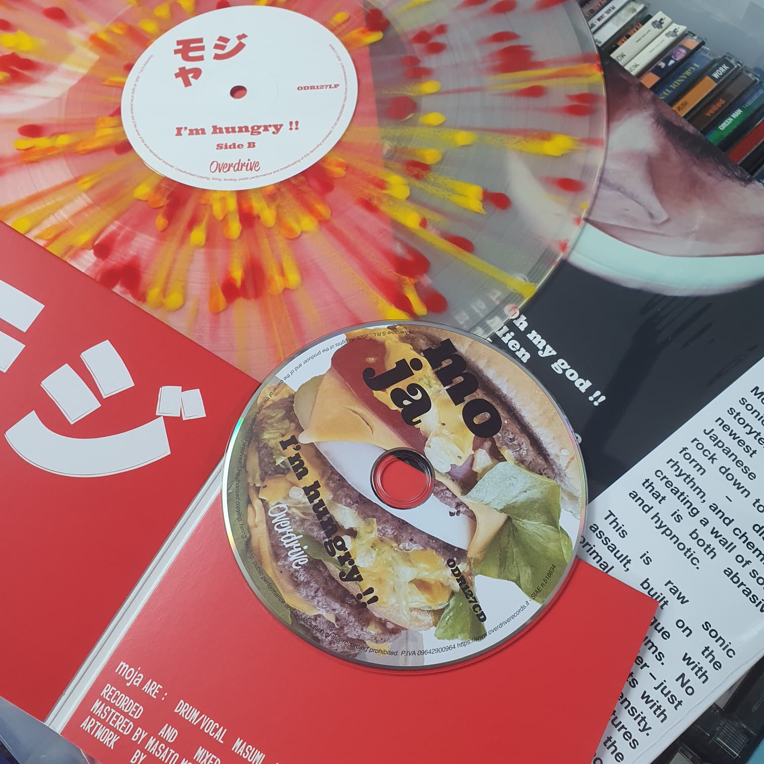 Overdrive Records I’m hungry !! vinile LP edizione originale