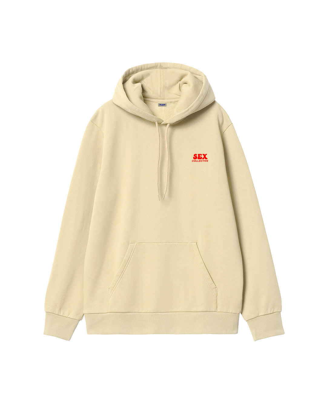 Soul Express Find Your Soul Felpa beige con cappuccio in cotone