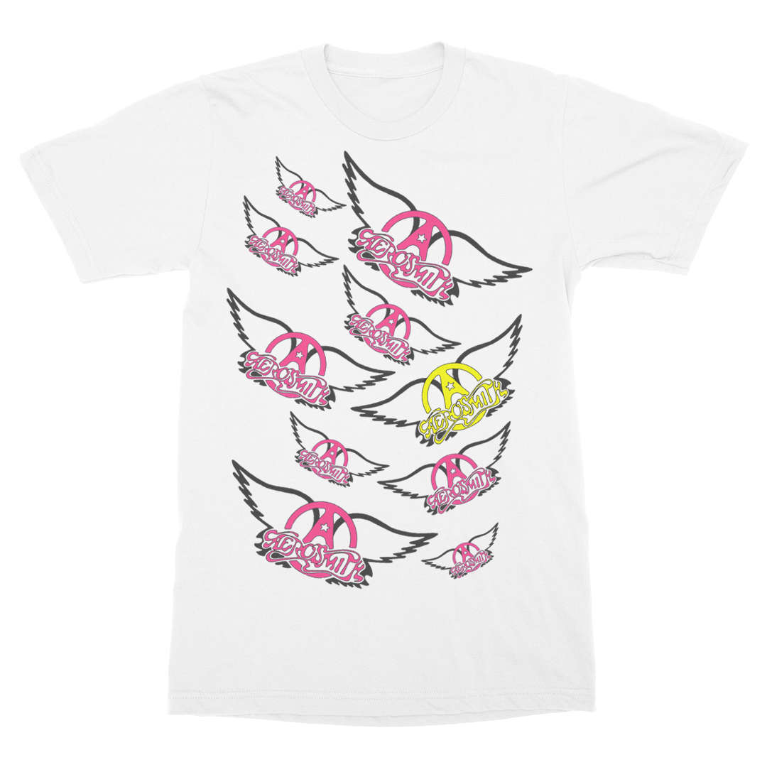 Aerosmith Wings t-shirt bianca in cotone