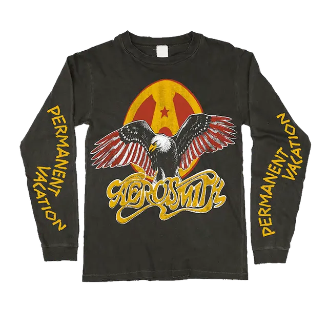 Aerosmith Eagle maglia manica lunga cotone Madeworn