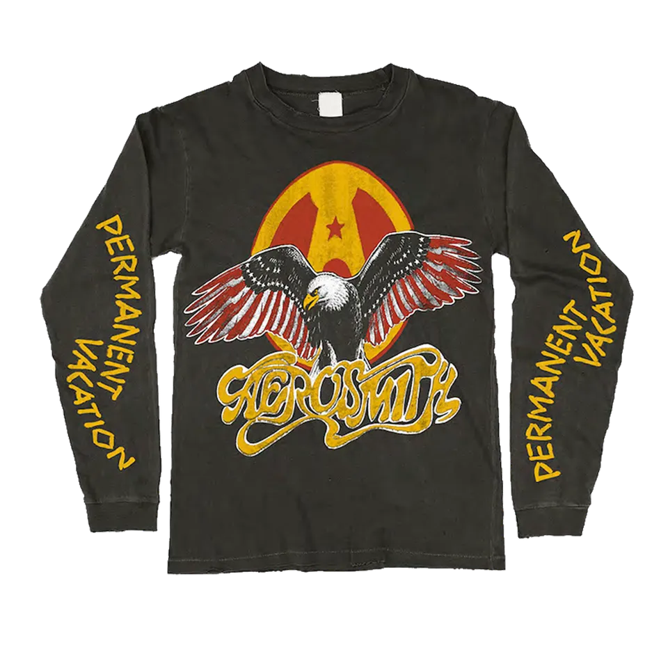Aerosmith Eagle maglia manica lunga cotone Madeworn
