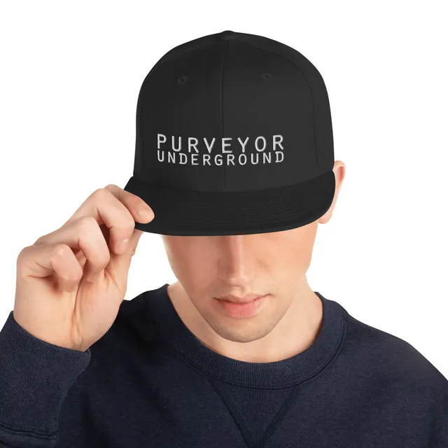 Purveyor Underground Snapback cappellino regolabile