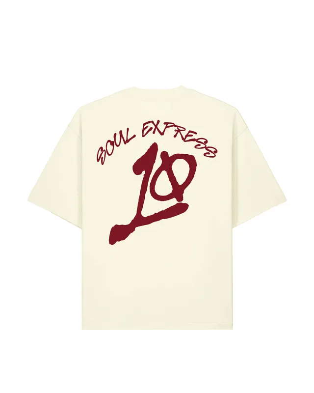 Soul Express Records 10 Years Season t-shirt nera 100% cotone