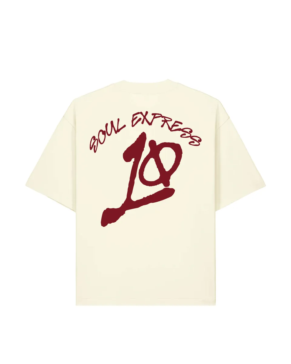 Soul Express Records 10 Years Season t-shirt nera 100% cotone