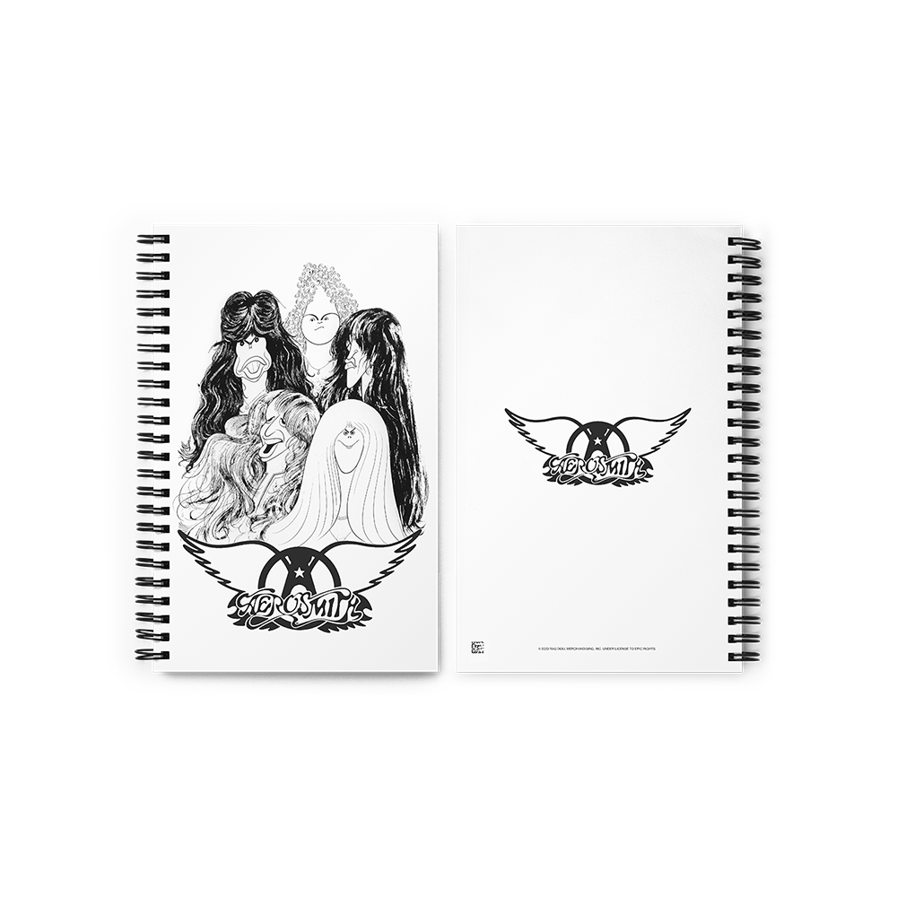 Aerosmith Draw The Line quaderno spiralato puntinato