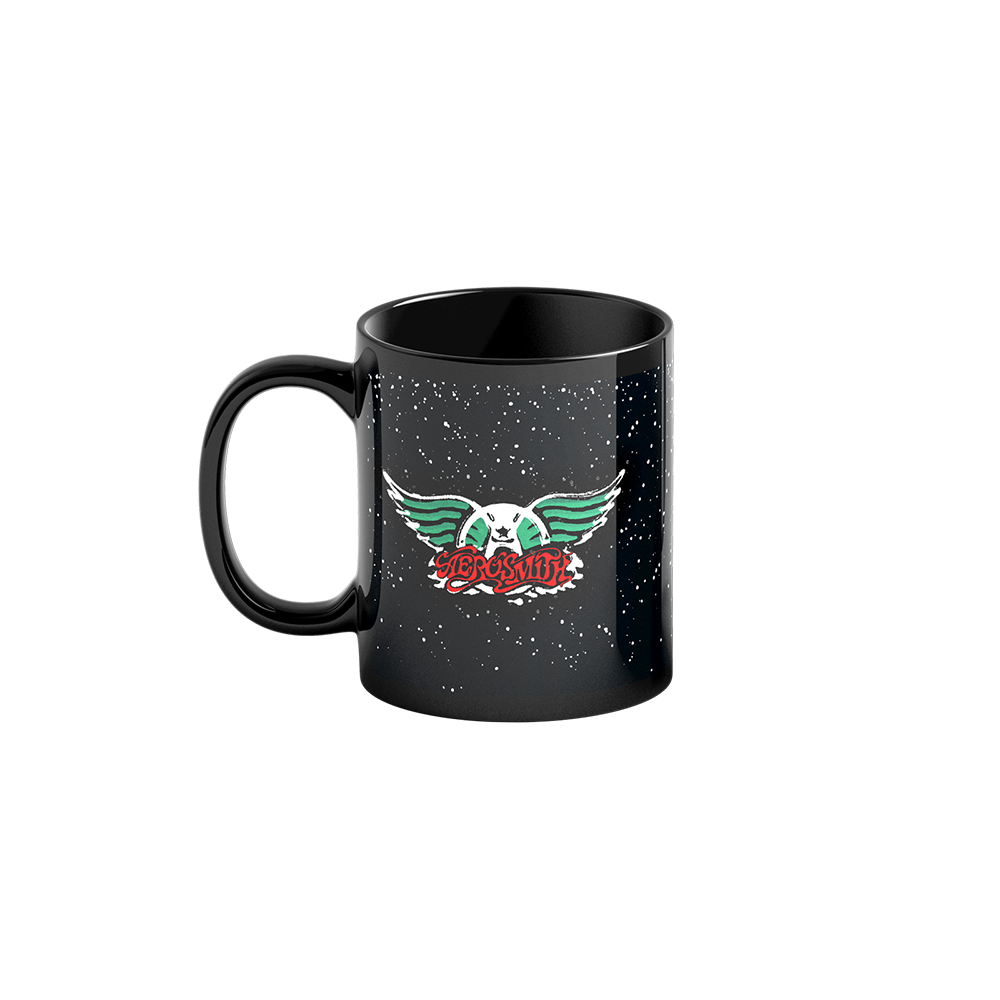 Aerosmith Just Push Play tazza natalizia nera
