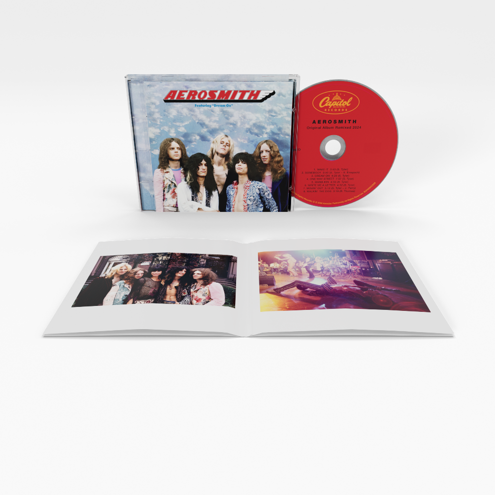 Aerosmith Legendary Edition CD remix 2024 con booklet