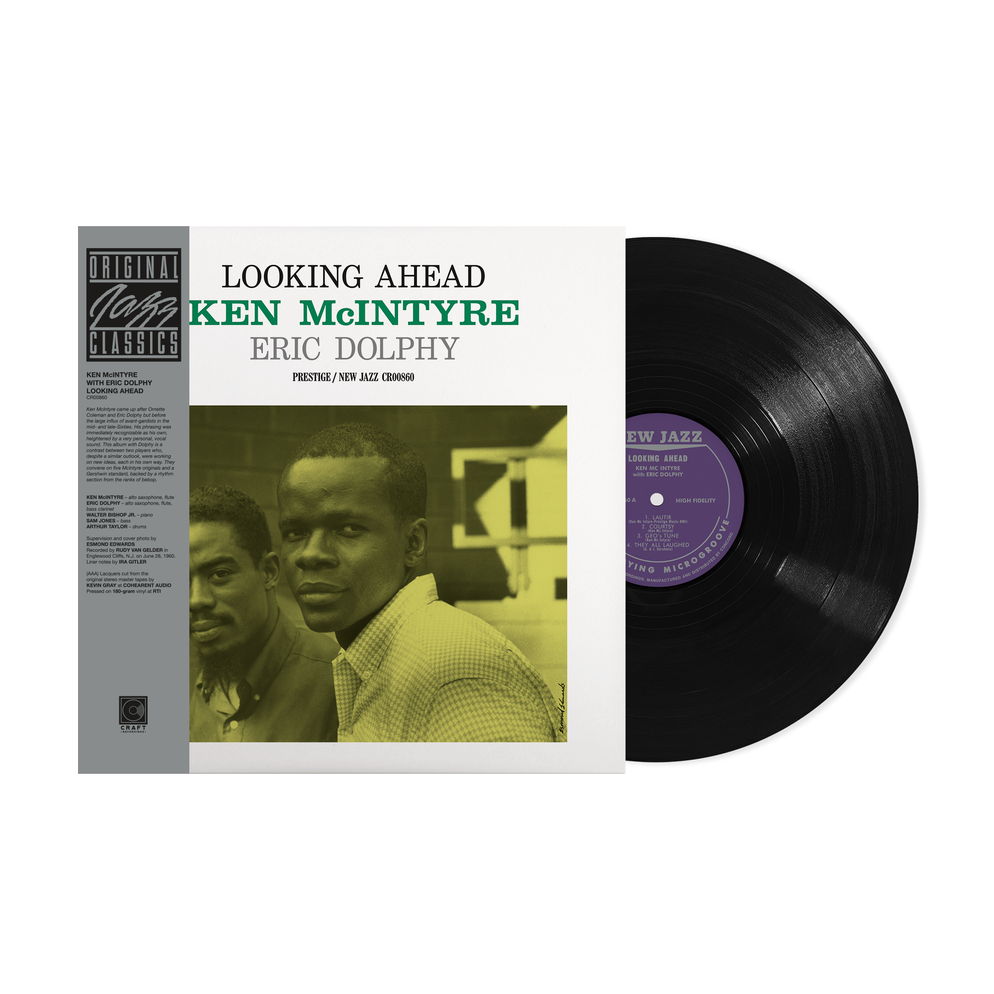 Original Jazz Classics Series Looking Ahead vinile 180g Dolphy