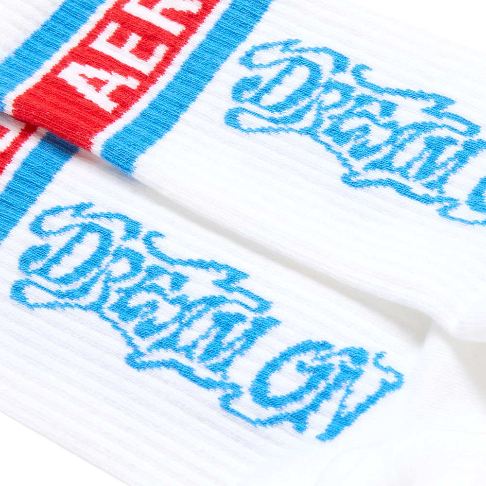 Aerosmith Dream On calzini bianchi cotone