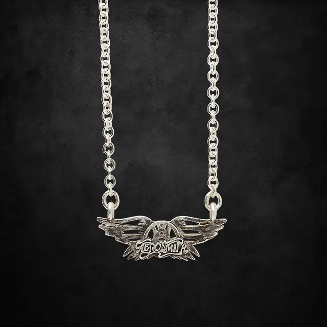Aerosmith Classic Wings collana argento catena 18"