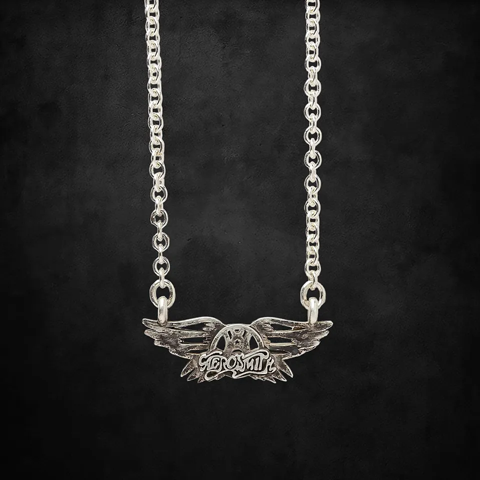 Aerosmith Classic Wings collana argento catena 18"