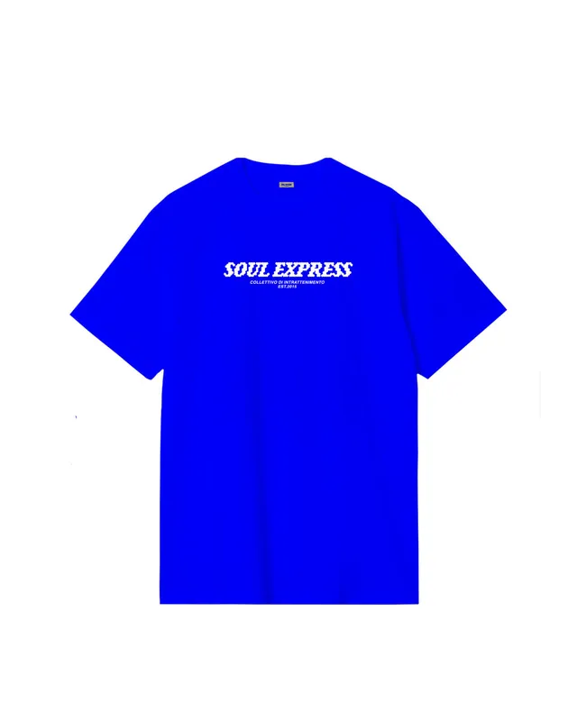 Soul Express Records Pixel Express t-shirt blu pixel unisex