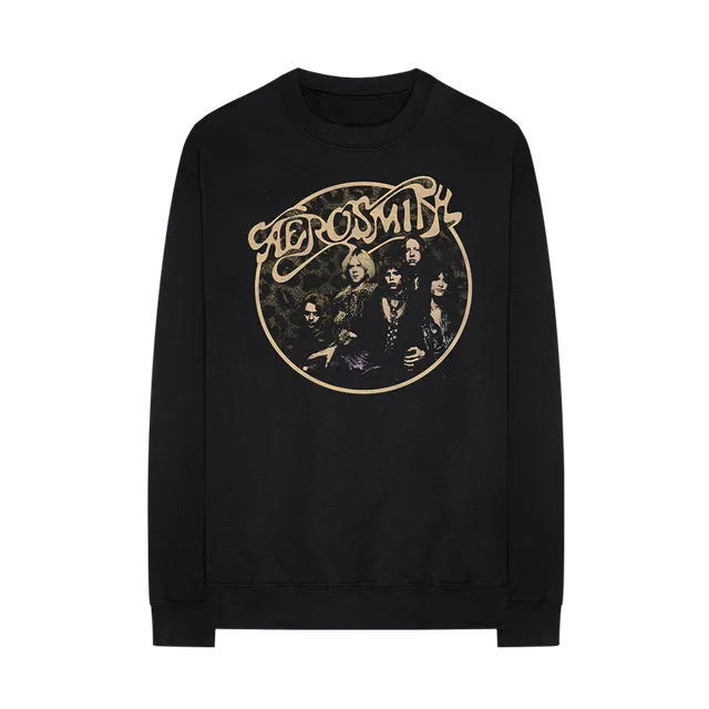 Aerosmith Leopard felpa girocollo vintage unisex
