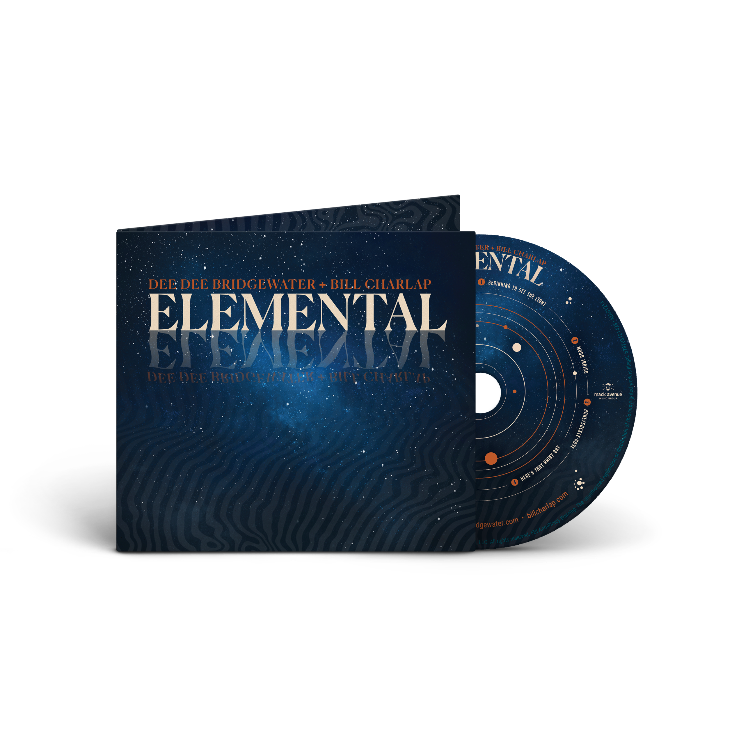 Mack Avenue Dee Dee Bridgewater Bill Charlap Elemental CD vocale