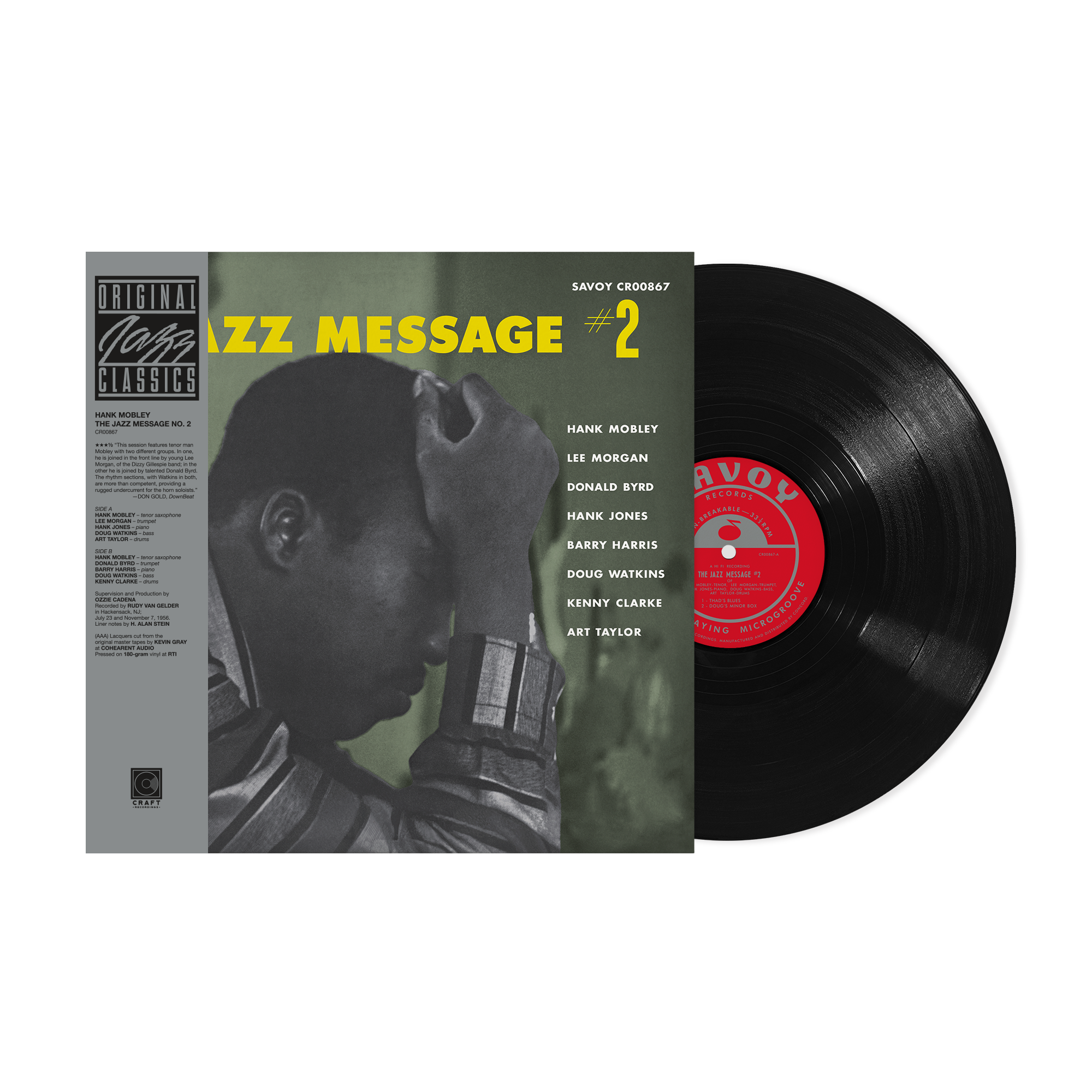 Original Jazz Classics Series Jazz Message #2 LP 180g Mobley