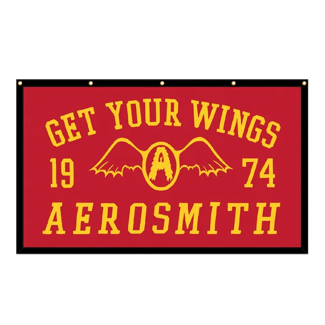 Aerosmith Get Your Wings stendardo in feltro 36x60