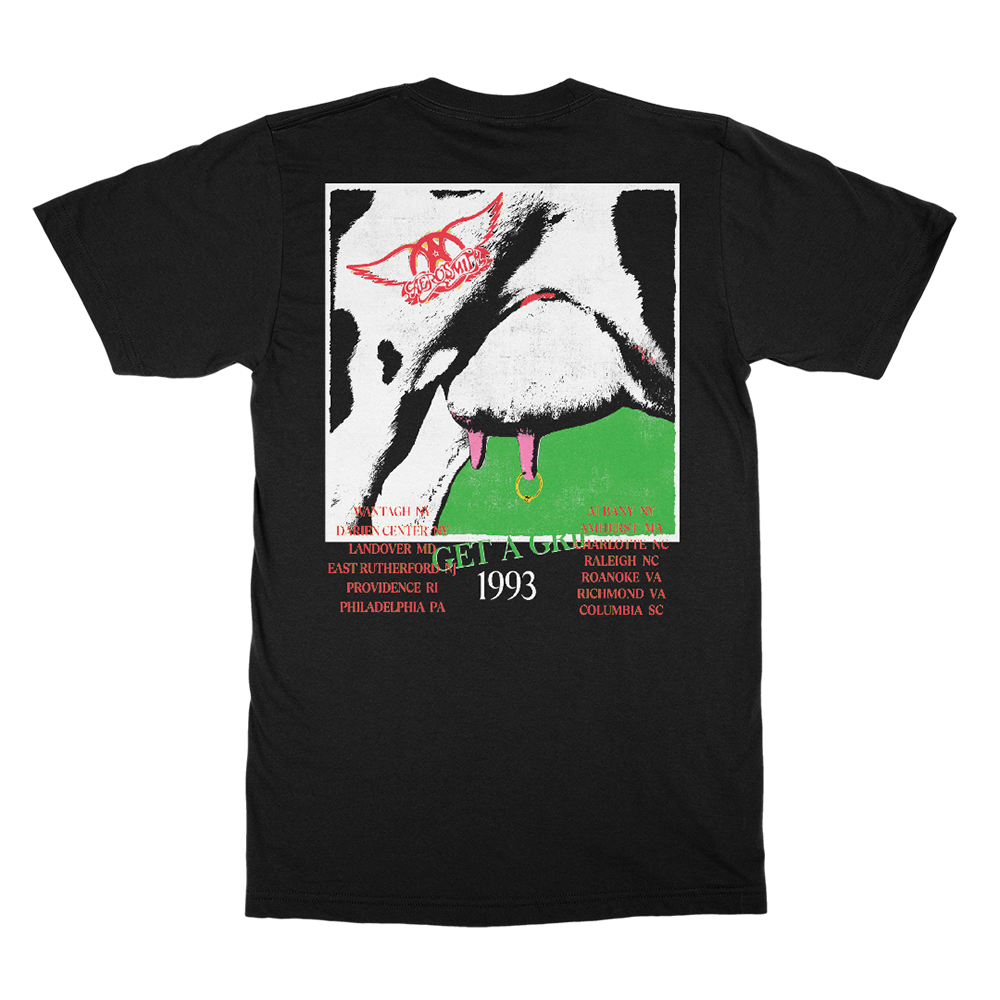 Aerosmith Get A Grip 93 maglietta nera tour 1993