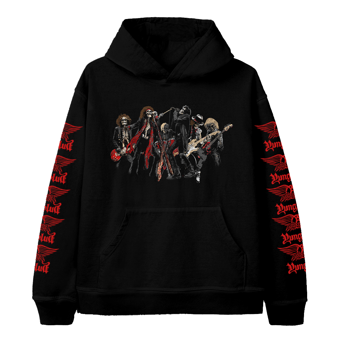 Aerosmith One More Time felpa cappuccio nera L
