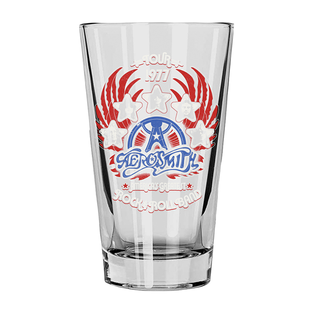 Aerosmith America’s Greatest bicchiere pint vetro