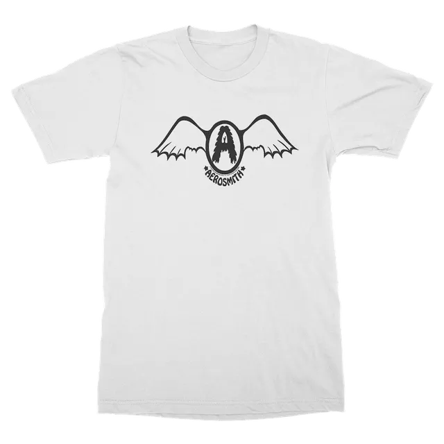 Aerosmith Original Batwing T-Shirt maglietta bianca unisex