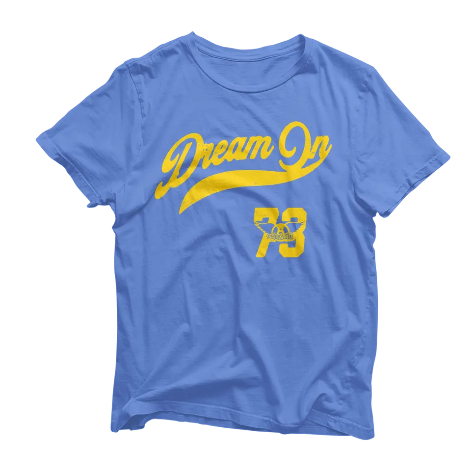 Aerosmith Dream On Legacy maglietta blu vintage