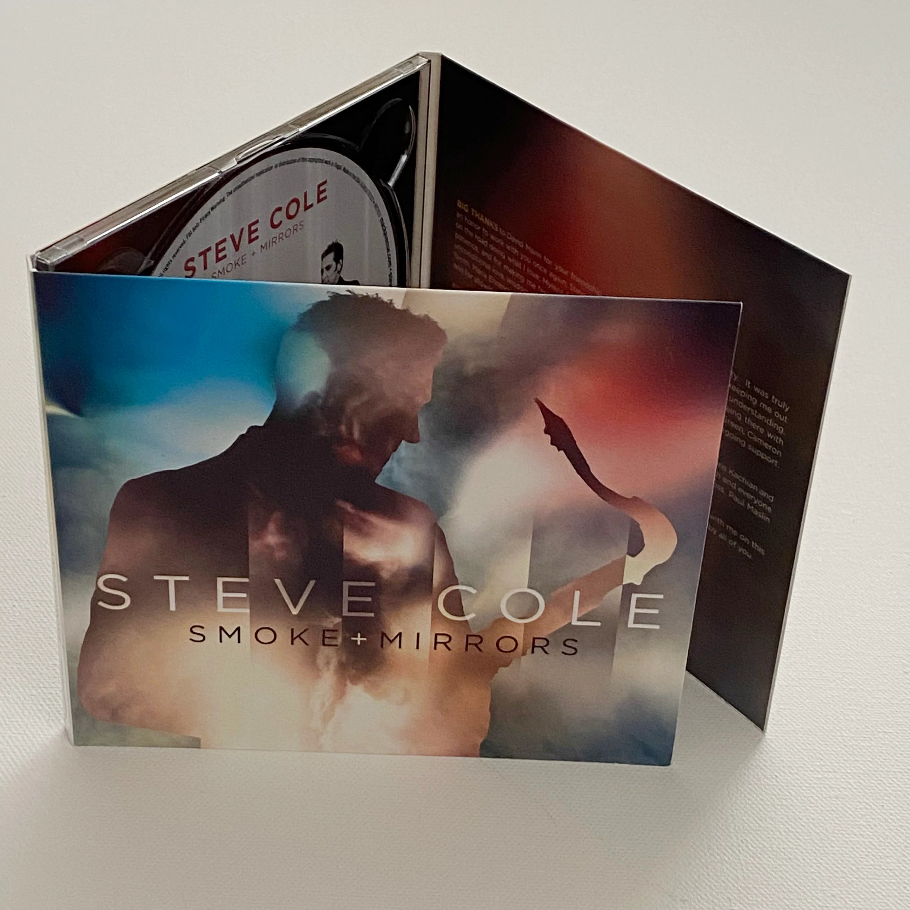 Mack Avenue Steve Cole Smoke and Mirrors CD smooth jazz